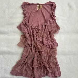 love shack fancy cottage core inspired ruffles tank top